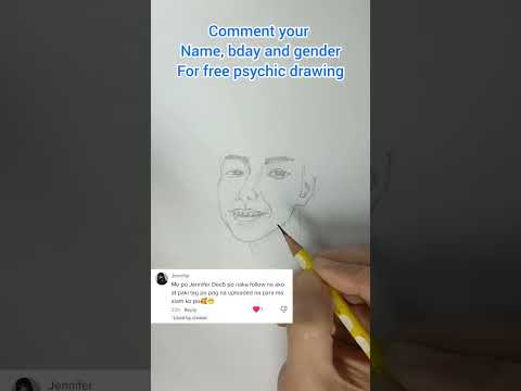 psychic drawing #shorts #draw #face #doodle #art #lawofattraction #soulmate