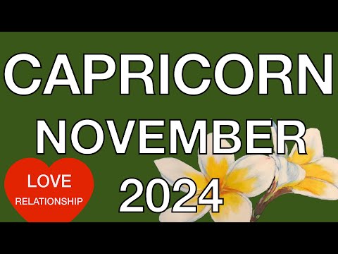 ♑️ Capricorn November 2024 ❤️ Finding your treasure ❤️ Love Relationship Tarot Readings